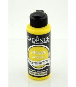 Vopsea Hybrid Acryl Multisurfaces 120 ml - Lemon Yellow
