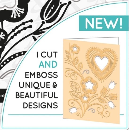 Matrita Cut & Emboss - Folk Heart