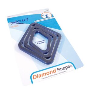 Set 3 sabloane pentru taiat - romb