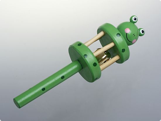 Instrument muzical clopotel cu maner - Broasca