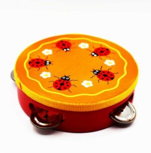 Instrument muzical tamburina - Ladybugs