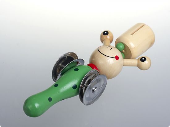 Instrument muzical 4 talgere cu tub - Broasca