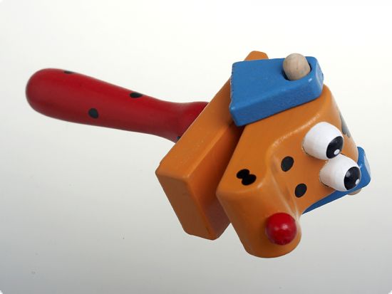 Instrument muzical castanieta verticala cap animal - Catel