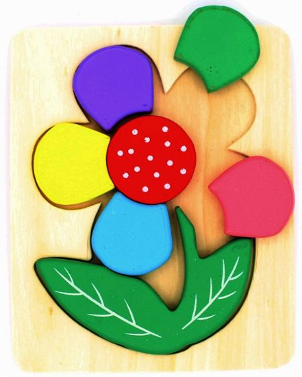 Puzzle din lemn - Flower