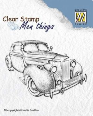 Stampila din silicon - Men Things - Oldtimer