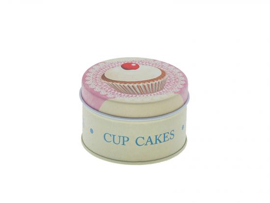 Cutie cilindrica din metal - Cup Cakes