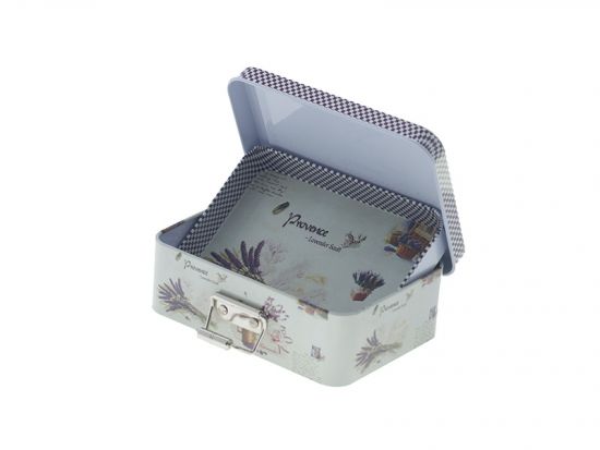 Cutie din metal, cu tavita si inchizatoare - Provence