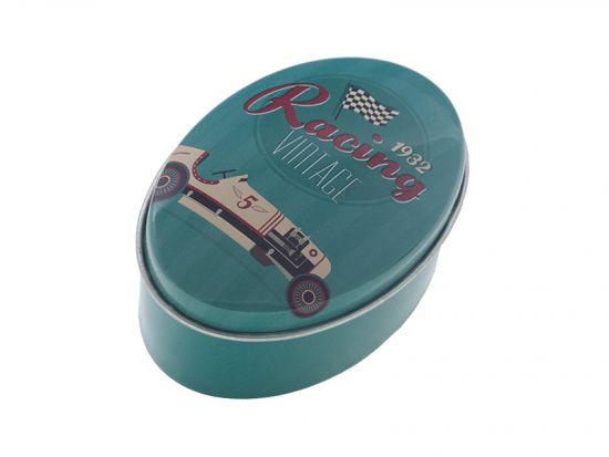 Cutie ovala din metal - 1932 Racing Vintage