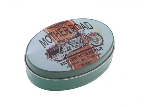Cutie ovala din metal - Mother Road