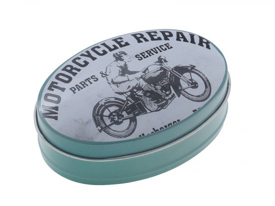 Cutie ovala din metal - Motorcycle Repair