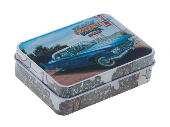 Cutie dreptunghiulara din metal - Starlite Motel