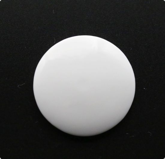 Blanc portelan alb glazurat pe o parte - Round 3,3 cm