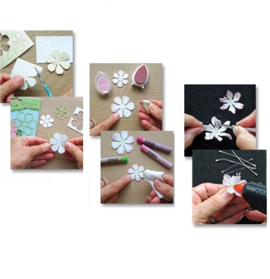 Set 6 coli Flower Foam 0,8 mm - Brown/Red/Green Colours Set 9