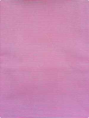 Metraj sintetic imprimat cu dungi subtiri paralele, 100 x 75 cm - Pink and Grey