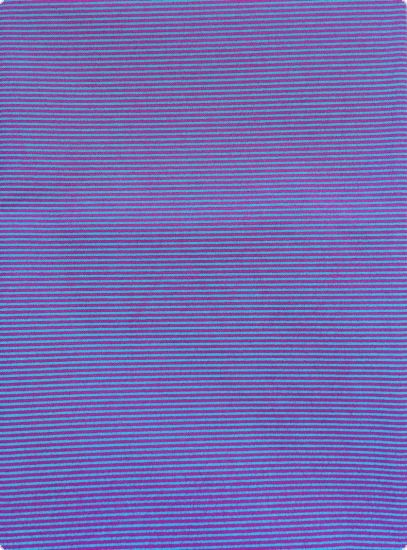 Metraj sintetic imprimat cu dungi subtiri paralele, 100 x 75 cm - Indigo and Turquoise