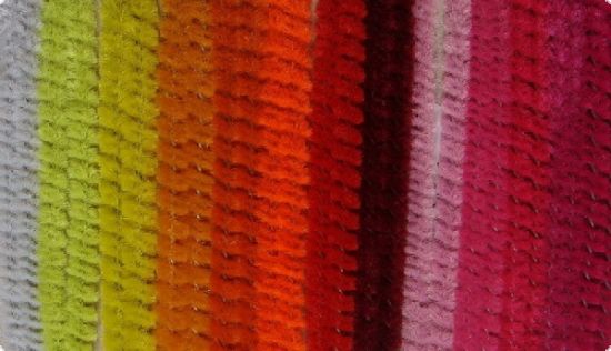 Set 30 fire chenille uni a.r.