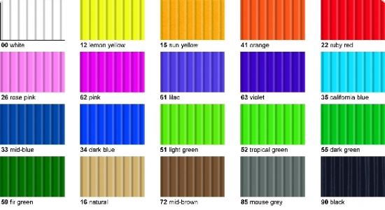 Carton ondulat 2d uni 260g/m2
