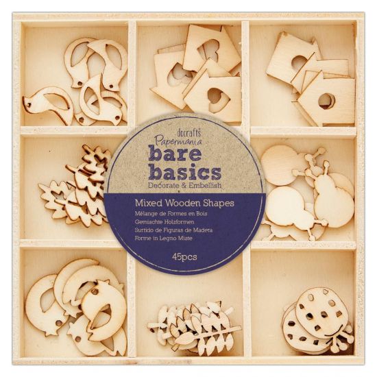 Set 45 forme din lemn - Autumn Garden