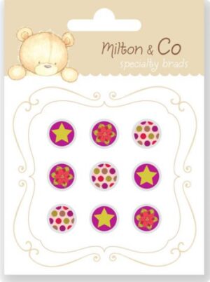 Set 9 agrafe ornamentale - Milton Christmas