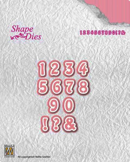 Set 26 matrite Nellies Shape - Numbers