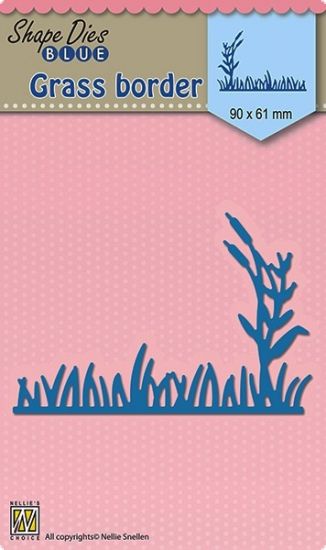 Matrita Shape Dies Blue - Grass Border 2