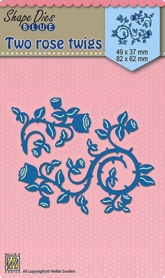 Set 2 matrite Shape Dies Blue - Two Rose Twigs
