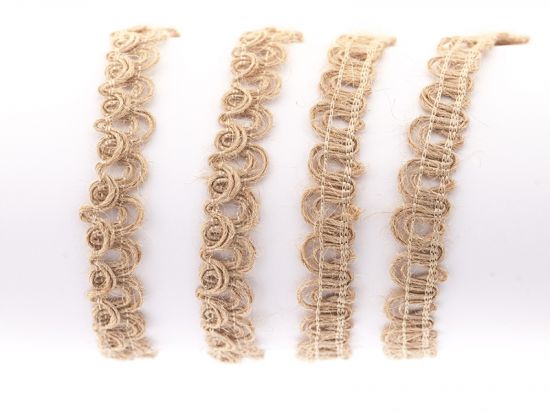Banda ondulata din fibre liberiene cusute - 200 x 1,5 cm