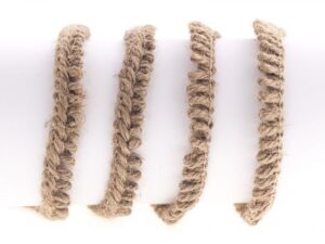 Banda ondulata fibre liberiene cusute - 100 x 1,3 cm