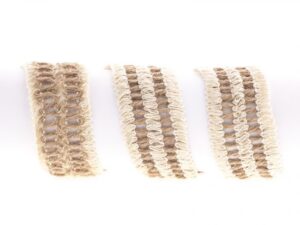 Banda fibre liberiene cusute cu fire de bumbac - 100 x 4,5 cm