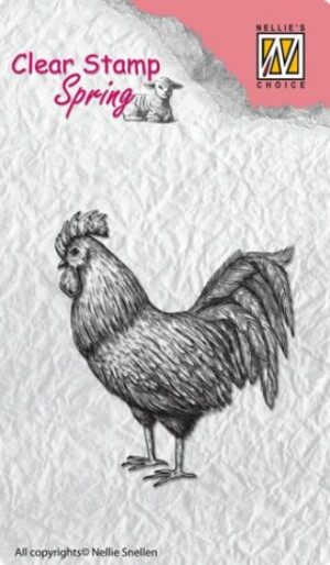 Stampila din silicon - Spring - Rooster