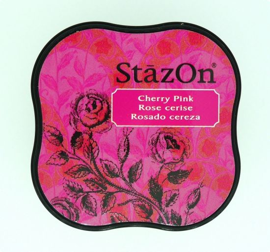 Tusiera StazOn Midi cu tus permanent cu uscare rapida - Cherry Pink