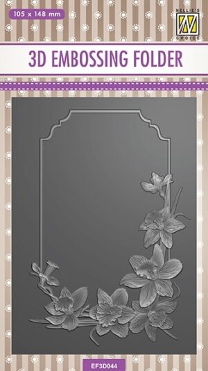 Matrita pentru embosare 3D - 10,5 x 14,8 cm - Daffodil