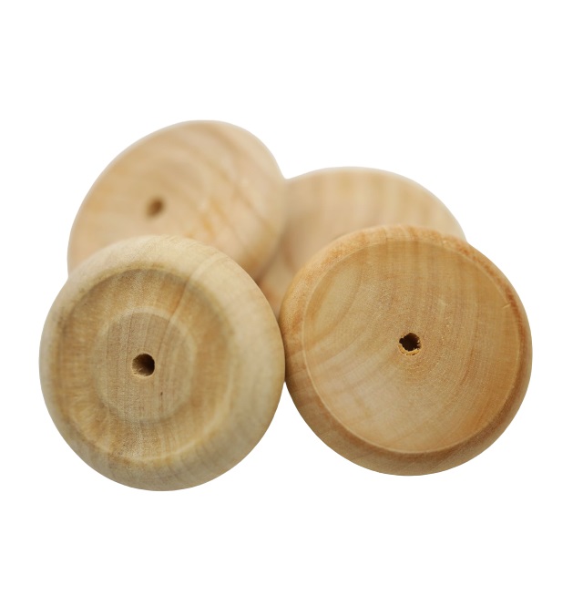 Set 4 roti din lemn natur, pentru construit jucarii, 2,9 cm - imagine 2