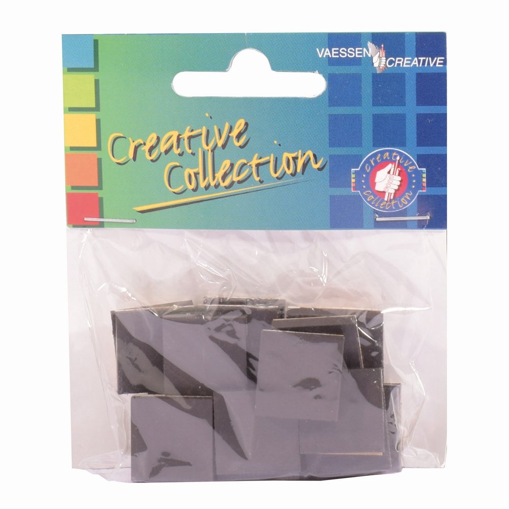 Set 6 patrate folie magnet cu adeziv, 1,87 x 1,87 cm
