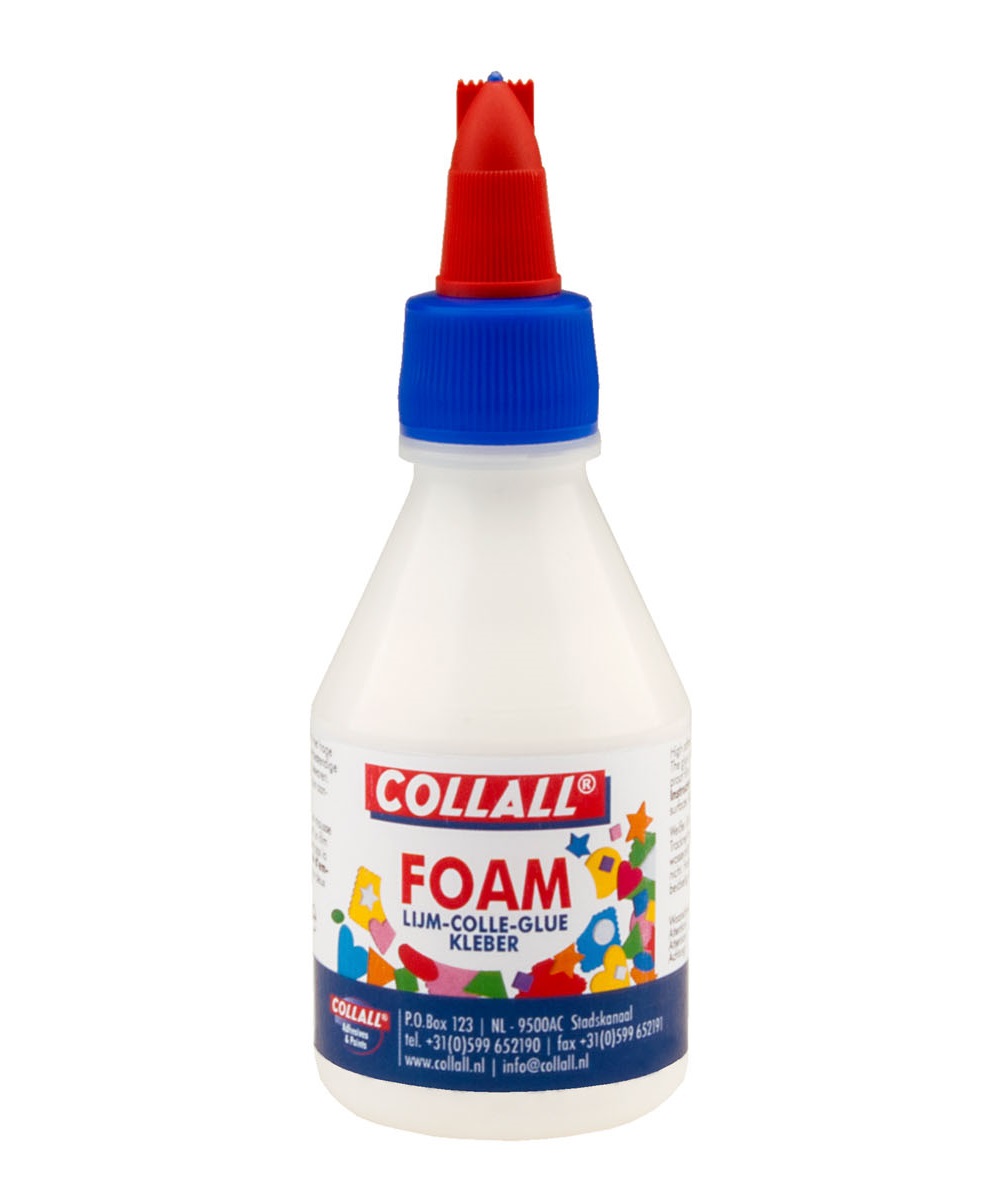 Adeziv Collall pentru spuma, cu uscare transparenta, 100 ml