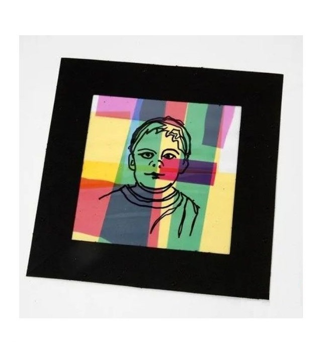 Coala A4 cellophane 25 microni, colorat - Albastru