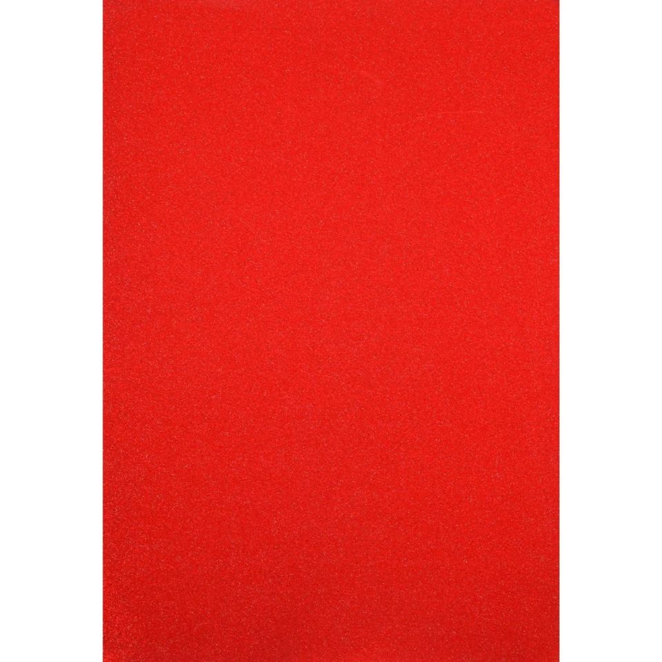 Carton 250g A4 cu sclipici, Florence Glitter Cardstock Red