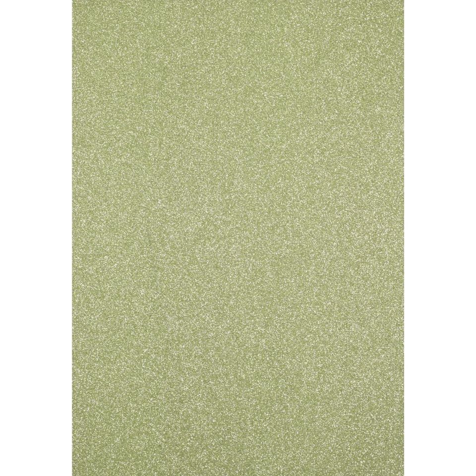 Carton 250g A4 cu sclipici, Florence Glitter Cardstock Light Green
