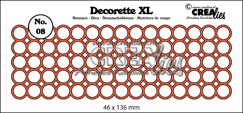 Matrita Crealies, Decorette XL die no. 08, Circles