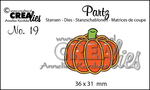 Matrita Crealies Partzz die no. 19, Pumpkin A