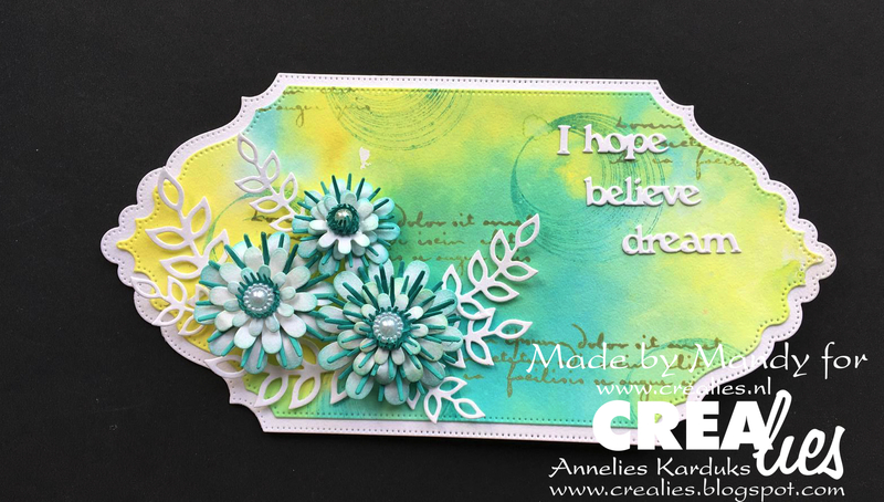 Set 3 matrite Crealies, Set of 3 dies no. 48, Flowers 20