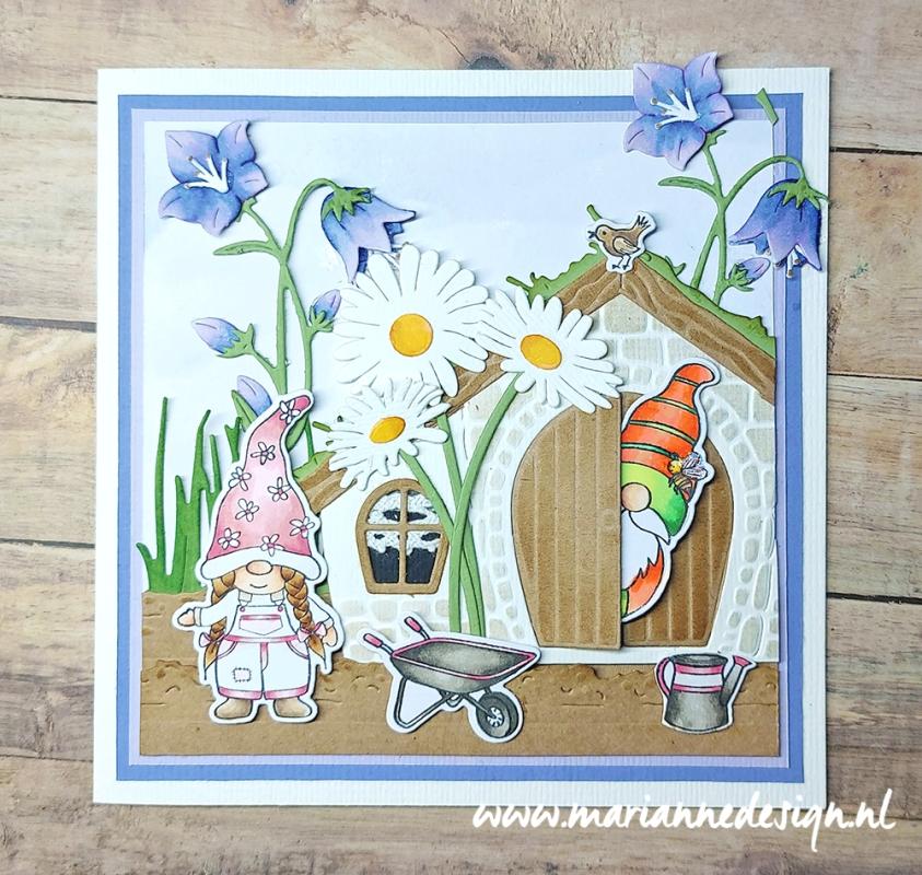 Set 3 matrite floare, Creatables Anja's Blue Bell