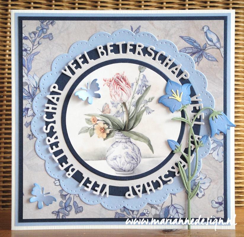 Set 3 matrite floare, Creatables Anja's Blue Bell