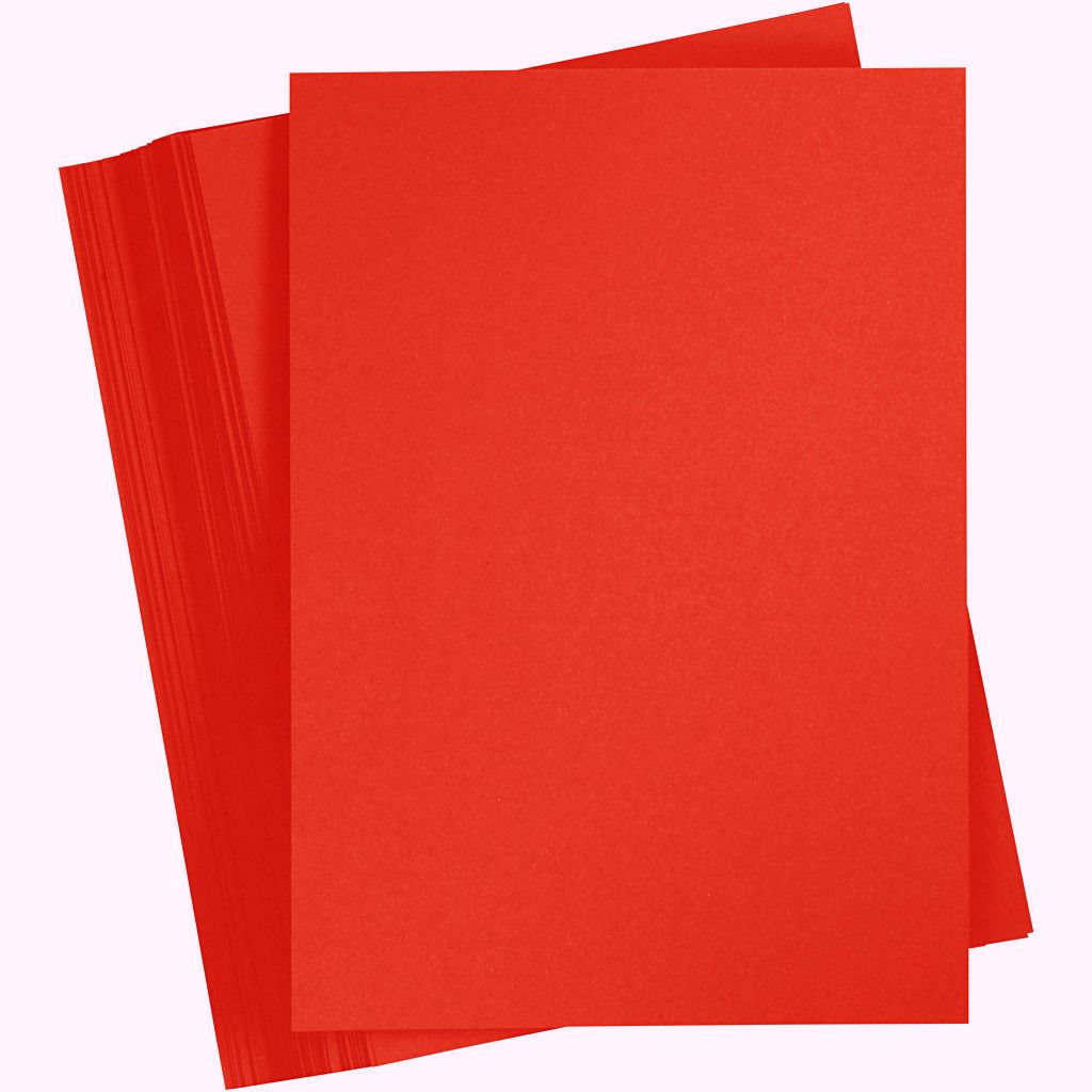 Set 6 coli A4 carton 180 g/m2 - Red Post