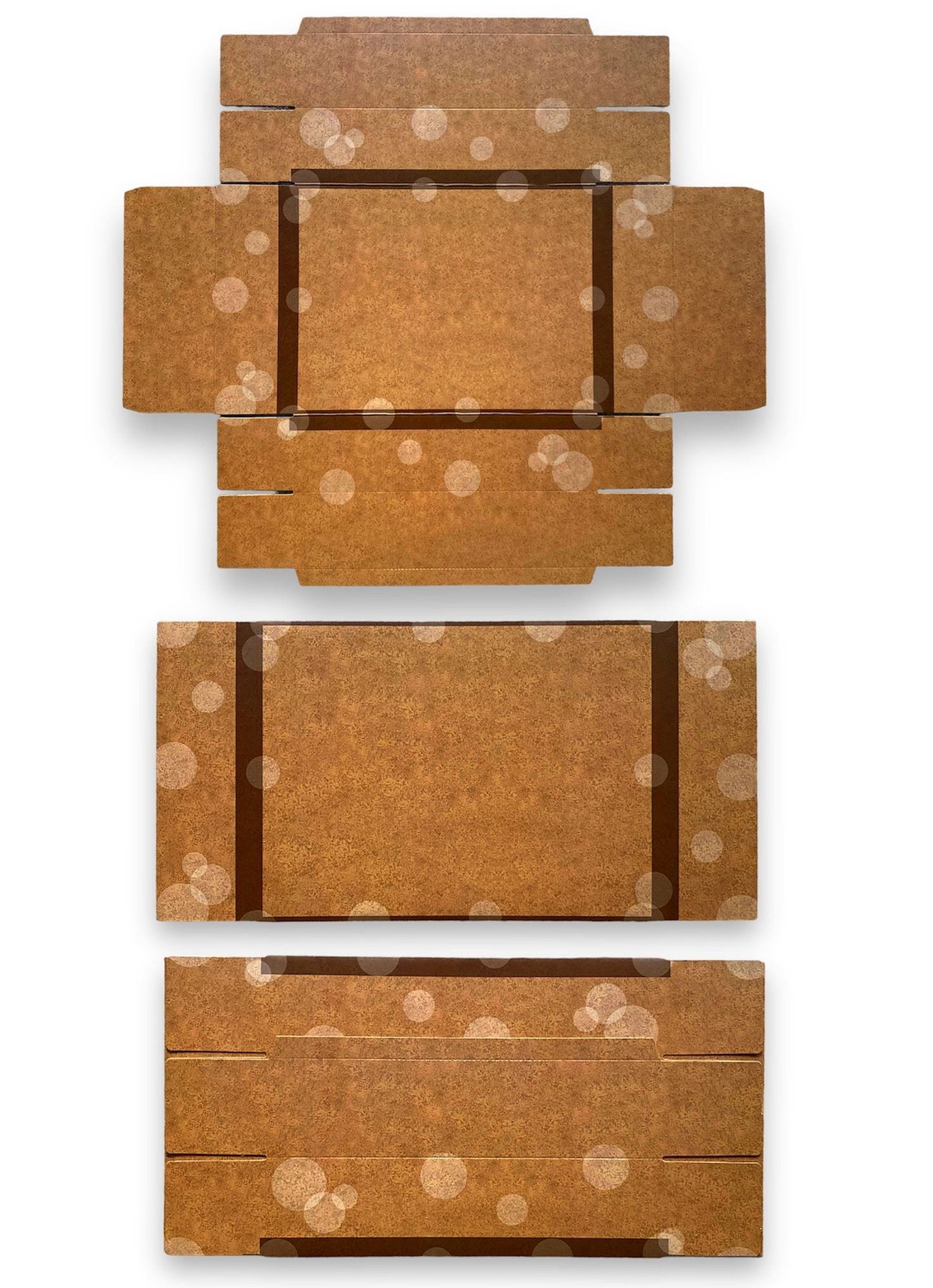 Cutie dreptunghica plata din carton, ambalaj cadouri, design cu ursuleti, 27 x 20,5 x 6,8 cm, cod BXR 270