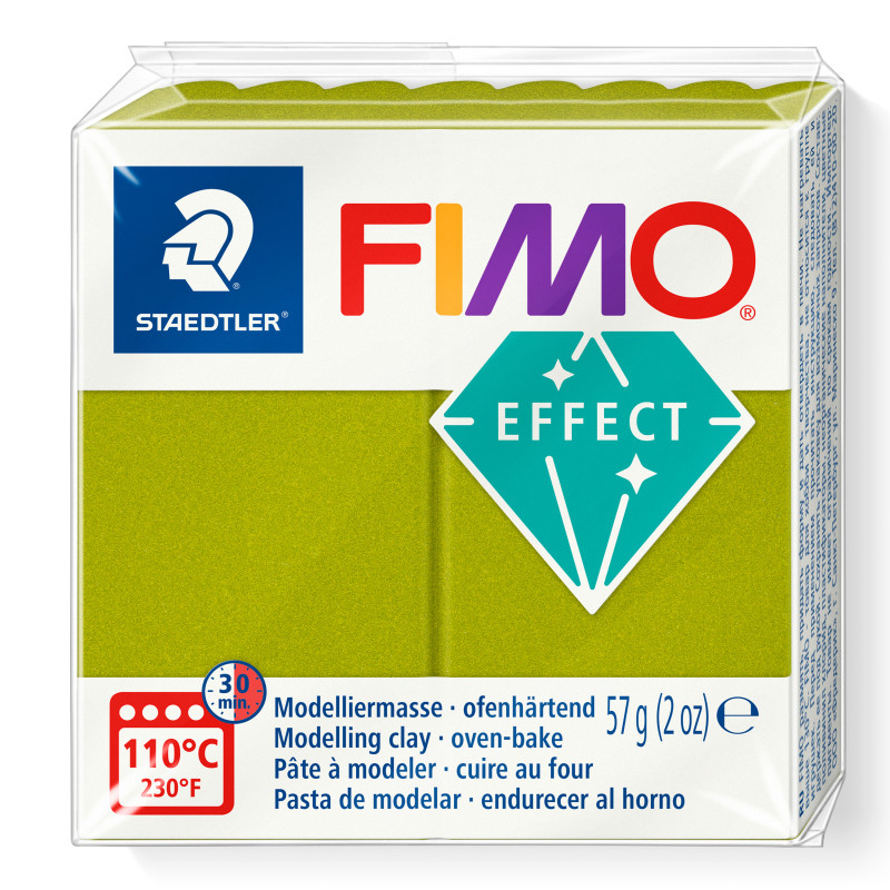 Pasta de modelaj Fimo Effect 56 g, Metallic Green
