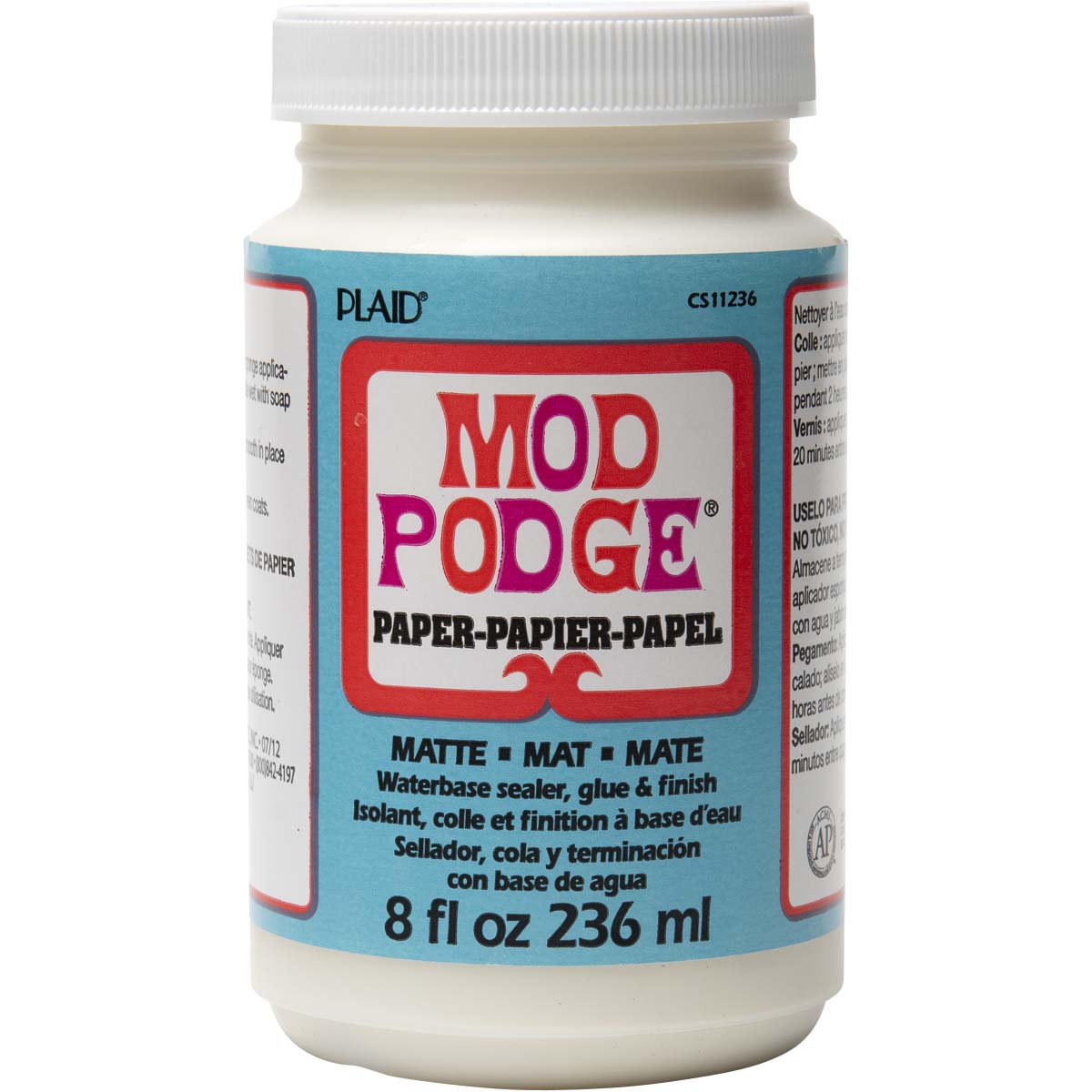 Lipici, lac de finisare si etansare pentru hartie, Mod Podge, 3 in 1, pe baza de apa, 236 ml, Paper Matte