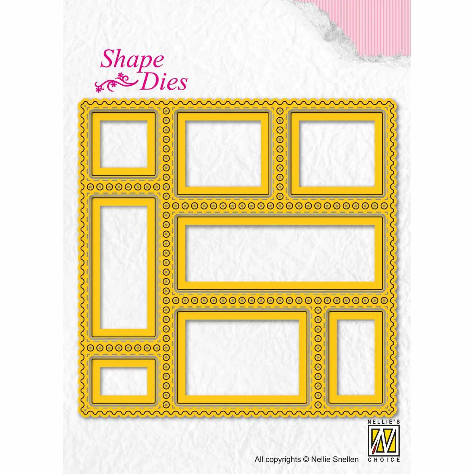 Set 9 matrite Nellies Shape, Postal Stamps