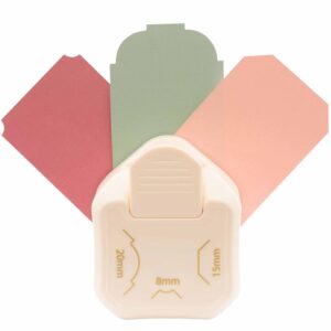 Perforator pentru taiat capete de taguri, cu 3 modele diferite, 3-in-1 Corner Tag Punch