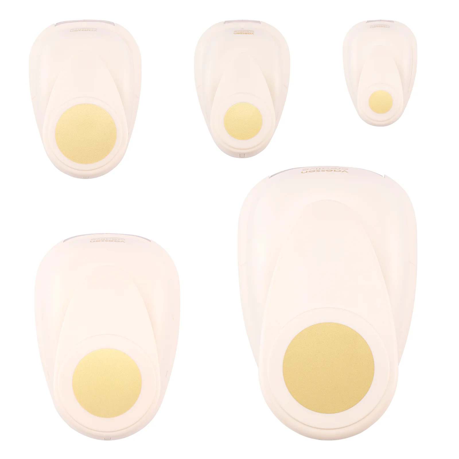 Set 5 perforatoare cerc, 0,95 - 1,5 - 2,5 - 3,75 - 5 cm